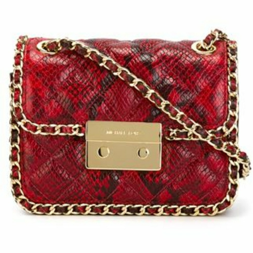 Michael Kors Med red shoulder bag NWT: price drop